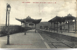 LES LAUMES ALESIA - Les Quais De La Gare, Ligne PLM - Train - Autres & Non Classés