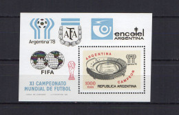 Argentina 1978 Football Soccer World Cup S/s Winner MNH - 1978 – Argentine