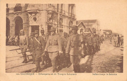 Greece - SALONICA - Landing Of Italian Troops - Publ. Panisse & Gallenea  - Griechenland