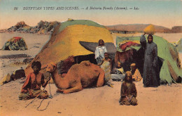 EGYPT - Egyptian Types And Scenes - A Bisharin Family In Aswan - Publ. LL 26 - Altri & Non Classificati