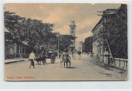 Sri Lanka - COLOMBO - Queen Street - SEE SCANS FOR CONDITION - Publ. Plâté & Co.  - Sri Lanka (Ceylon)