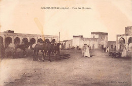 Algérie - COLOMB BÉCHAR - Place Des Chameaux - Ed. Sandoz  - Bechar (Colomb Béchar)