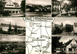 73167622 Bad Holzhausen Luebbecke Kurhaeuser Teilansichten Schule Bahnhofstrasse - Getmold