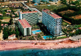 73167444 Marbella Andalucia Fliegeraufnahme Hotel Skol Mit Strand  - Autres & Non Classés