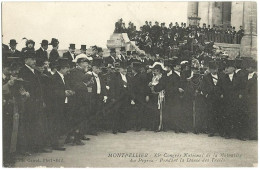 MONTPELLIER (34) – XIe Congrès National De La Mutualité. Au Peyrou, Pendant La Danse Des Treils. Editeur L. Cairol. - Montpellier