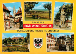 73167307 Bad Windsheim Alter Winkel Altstadt Fachwerkhaeuser Ehrenmal Kurpark Sc - Bad Windsheim
