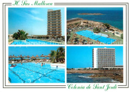 73167252 Colonia De San Jordi Hotel Swimming Pool Strand Fliegeraufnahme Colonia - Sonstige & Ohne Zuordnung