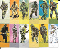 BA71 - SERIE COMPLETE VIGNETTES CADBURY - ACTION SOLDIERS - Other & Unclassified