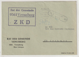 ZKD-Brief über Postnebenstelle Venusberg - Other & Unclassified