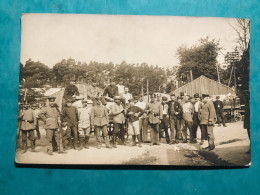 Militaria/ Carte Photo Militaires Différents Régiments 1.5.2 Camp De Hammelburg Allemagne 1918 - Régiments