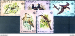 Servizio. Fauna. Uccelli 1983. Usati. - Kiribati (1979-...)