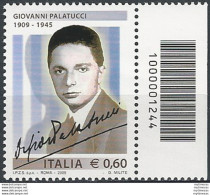 2009 Italia Rep. G. Palatucci Codice A Barre Cat. Unif. 3145cb - Altri & Non Classificati