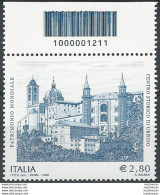 2008 Italia UNESCO Codice A Barre MNH Unif. 3117cb - Altri & Non Classificati