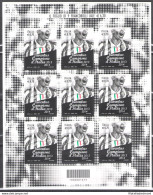 2014 Italia - Repubblica , Minifoglio Juventus Campione , Catalogo Sassone N° 31 , MNH** - Full Sheets