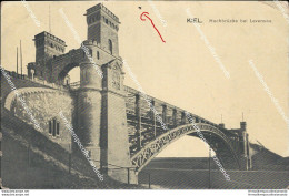 Au182 Cartolina Kiel Hochbrucke Bei Levensau - Altri & Non Classificati