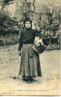 2A- CORSE -Jeune Fille Corse-- Porteuse D'eau.             Collection  J.Moretti,Corte,  N°:1038 - Autres & Non Classés