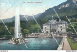 T691 Cartolina Kgl Schloss Linderhof Germania Germany 1921 - Otros & Sin Clasificación