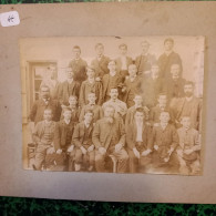 Photo D'Ecole De  1909 Cartonné De  Bézier  ( Photo A Malet à Toulouse Au Dos ) - Personnes Anonymes