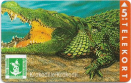 Denmark - KTAS - Crocodile, Krokodille - TDKP110 - 10.1994, 5kr, 2.000ex, Used - Danimarca