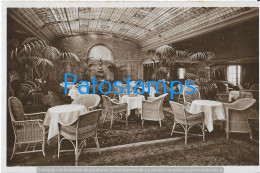 228461 SHIP BARCO CAP ARCONA WINTER GARDEN INTERIOR POSTAL POSTCARD - Sonstige & Ohne Zuordnung