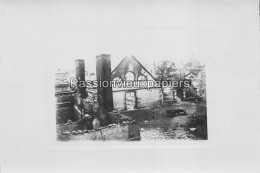 PHOTO THIONVILLE RUINES DE LA GUERRE DE 1870 - 3  MANEGE - Thionville