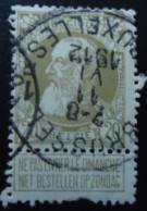 BELGIQUE N°75 Oblitéré - 1905 Breiter Bart