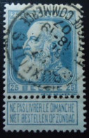 BELGIQUE N°76 Oblitéré - 1905 Grosse Barbe