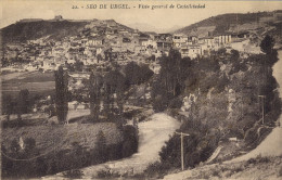 VISTA GENERAL DE CASTELLCIUDAD , ED. LA MARAVILLA  Nº 22  - SEO DE URGEL / SEU D'URGELL , T.P. NO CIRCULADA - Lérida