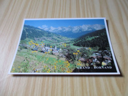 Le Grand Bornand  (74).Vue Générale Et La Chaîne Des Aravis. - Le Grand Bornand