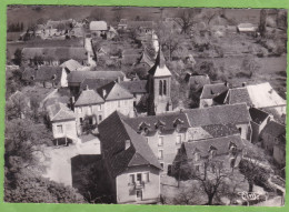 Rare Belle CPSM ALVIGNAC Les Eaux Le Centre Et L'Eglise Vue Aérienne 46 LOT - Otros & Sin Clasificación