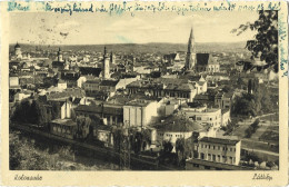 ROMANIA 1941 CLUJ-NAPOCA VIEW, BUILDINGS, CHURCHES, ARCHITECTURE, SOMESUL MIC RIVER - Roumanie