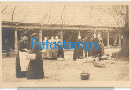 228468 GERMANY MIDDELBURG COSTUMES WOMAN'S WITH BASKET POSTAL POSTCARD - Altri & Non Classificati