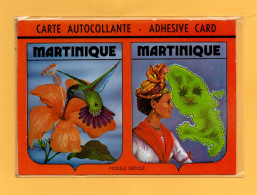 (08/05/24) MARTINIQUE-CPSM BLASON AUTOCOLLANT ADHESIF ECUSSON - Autres & Non Classés