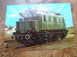 Lokomotive E 244 31   Perfecte Karte -  Einzelheiten Auf Ruckseite / Carte Impeccable - Détails Voir Derrière - Eisenbahnen