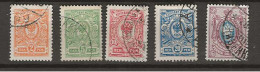 1911 USED Finland Mi 61-65 - Usati