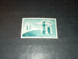 07AL07 REPUBBLICA ITALIANA 1958 AMICIZIA ITALO-BRASILIANA VISITA PRESIDENTE GRONCHI IN BRASILE "XX" - 1946-60: Mint/hinged