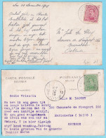 Fortune  2 CP  Obl étoiles OOSTENDE OSTENDE 11 Et 12  - Fortune Cancels (1919)