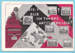 Publicité Timbres à Surtaxe EAntituberculeux  Imprimé Drukwerk TP 308 Obl 16 XII 1930 Vers Aalst  - Storia Postale