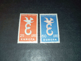 07AL07 REPUBBLICA ITALIANA 1958 EUROPA "XX" - 1946-60: Nieuw/plakker