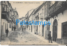 228474 SPAIN ESPAÑA ALGECIRAS STREET CALLE CANOVAS DE CASINO POSTAL POSTCARD - Altri & Non Classificati