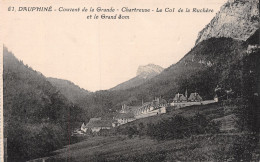 38-COUVENT DE LA GRANDE CHARTREUSE-N°T2523-F/0135 - Sonstige & Ohne Zuordnung