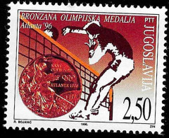 1996  Volleyball  Michel YU 2796 Stamp Number YU 2351 Yvert Et Tellier YU 2653 Stanley Gibbons YU 3061 Xx MNH - Nuevos