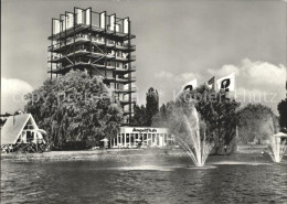 11640868 Zuerich Saffa Wohnturm Restaurant Angelfluh Wasserspiele Zuerich - Autres & Non Classés