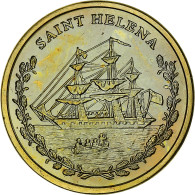 Sainte-Hélène, 20 Euro Cent, Fantasy Euro Patterns, Essai-Trial, BE, Laiton - Essais Privés / Non-officiels