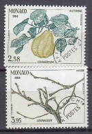 MONACO  1644-1645, Postfrisch **, Quitte, Vorausentwertung, 1984 - Ungebraucht