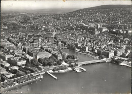 11640858 Zuerich Limmat Bruecke Zuerichsee Fliegeraufnahme Zuerich - Altri & Non Classificati