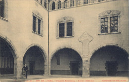 PALACIO EPISCOPAL , PATIO INTERIOR , ED. LABOUCHE / J.A.O.M. Nº 13  - SEO DE URGEL / SEU D'URGELL , T.P.  NO CIRCULADA - Lérida