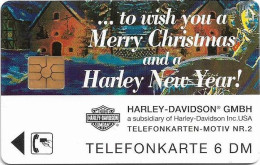 Germany - Harley-Davidson GmbH - Motiv Nr.2 (Merry Christmas) - O 2306 - 10.1994, 6DM, 3.000ex, Mint - O-Series : Customers Sets