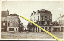 51 372 0524 MARNE EPERNAY CAFE DE LA GARE RESTAURANT DE PARIS   PHOTO G DURAND PERIODE 1870 / 1890 - Antiche (ante 1900)