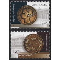 Australien 2005 150 Jahre Australische Münzen 2454/55 I Postfrisch - Mint Stamps
